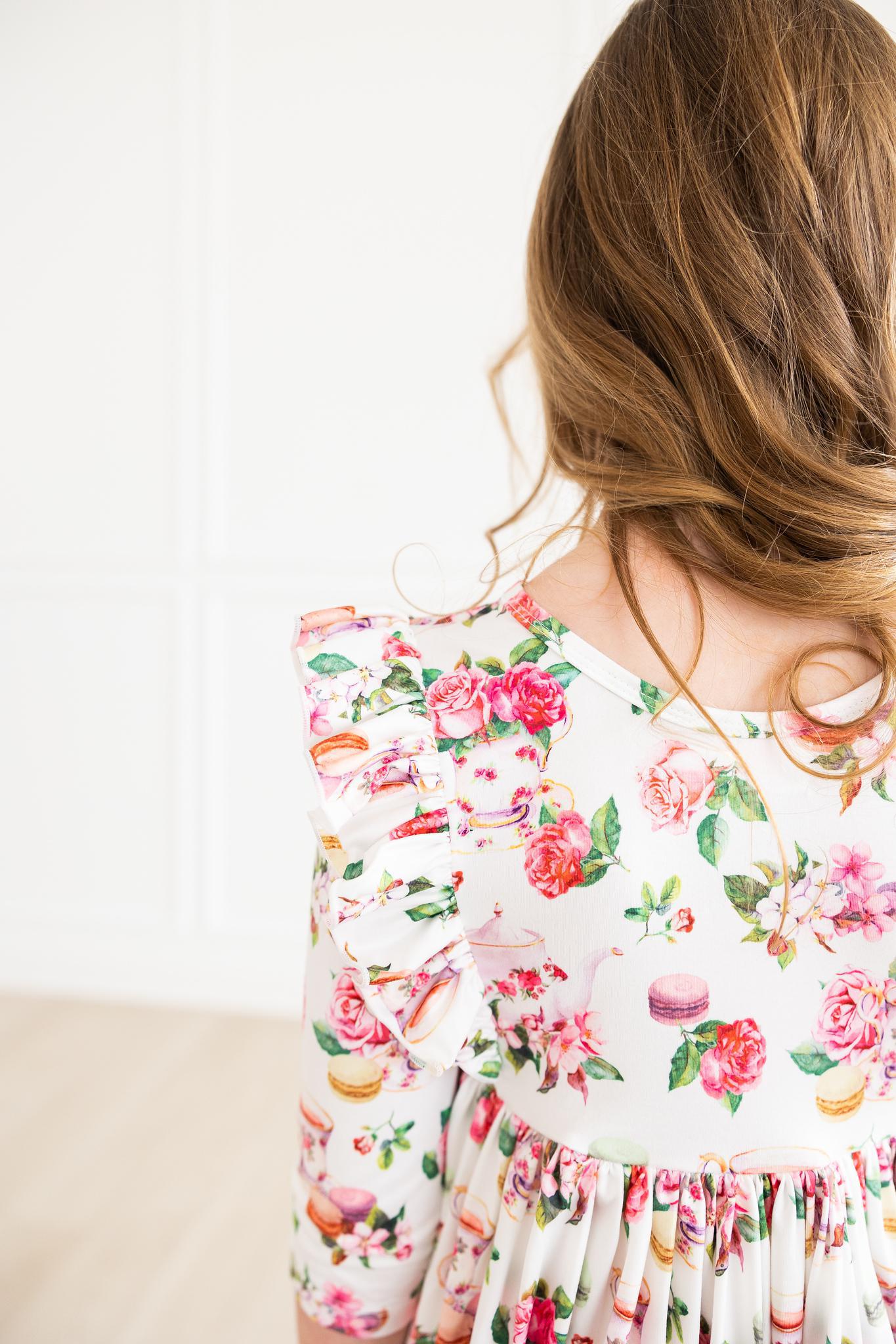 Macarons & Tea Ruffle Twirl Dress - Image 4