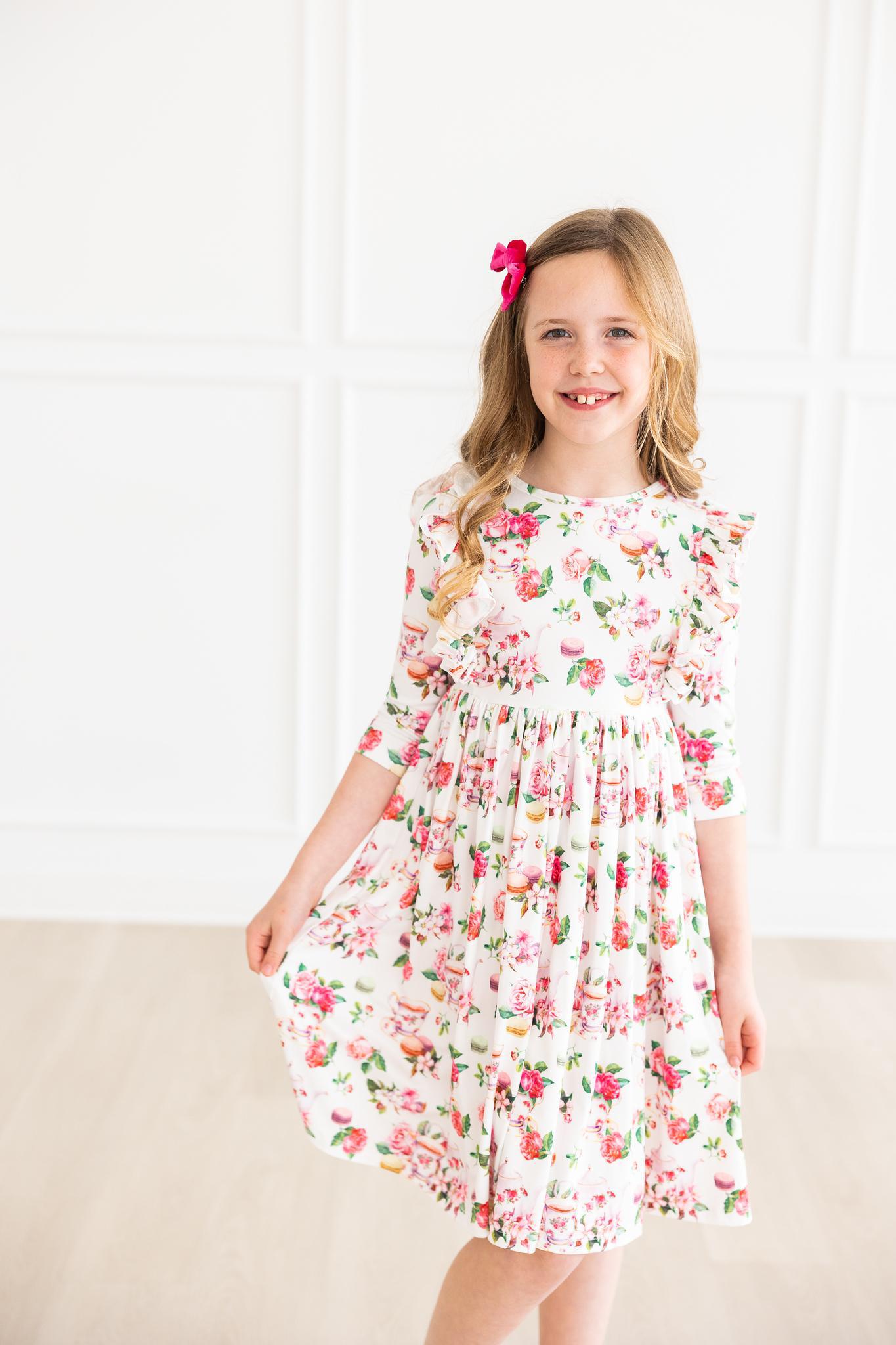 Macarons & Tea Ruffle Twirl Dress - Image 5