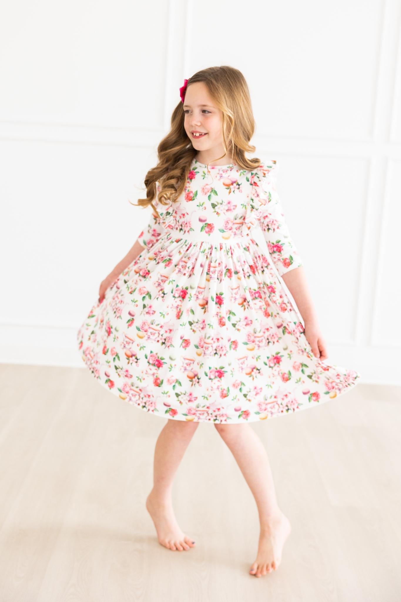Macarons & Tea Ruffle Twirl Dress - Image 6