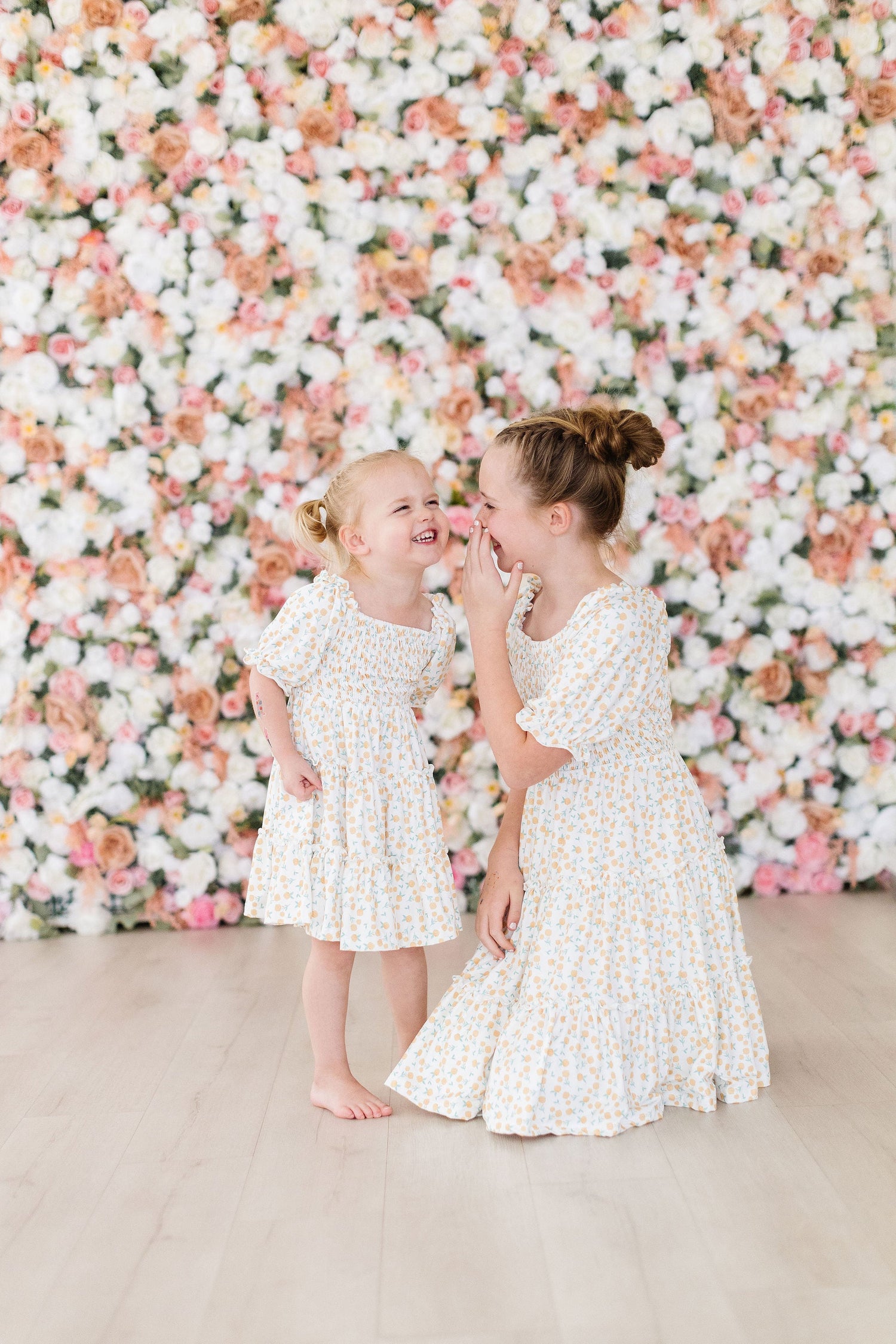 Marvelous Marigolds Smocked Ruffle Dress - Image 2