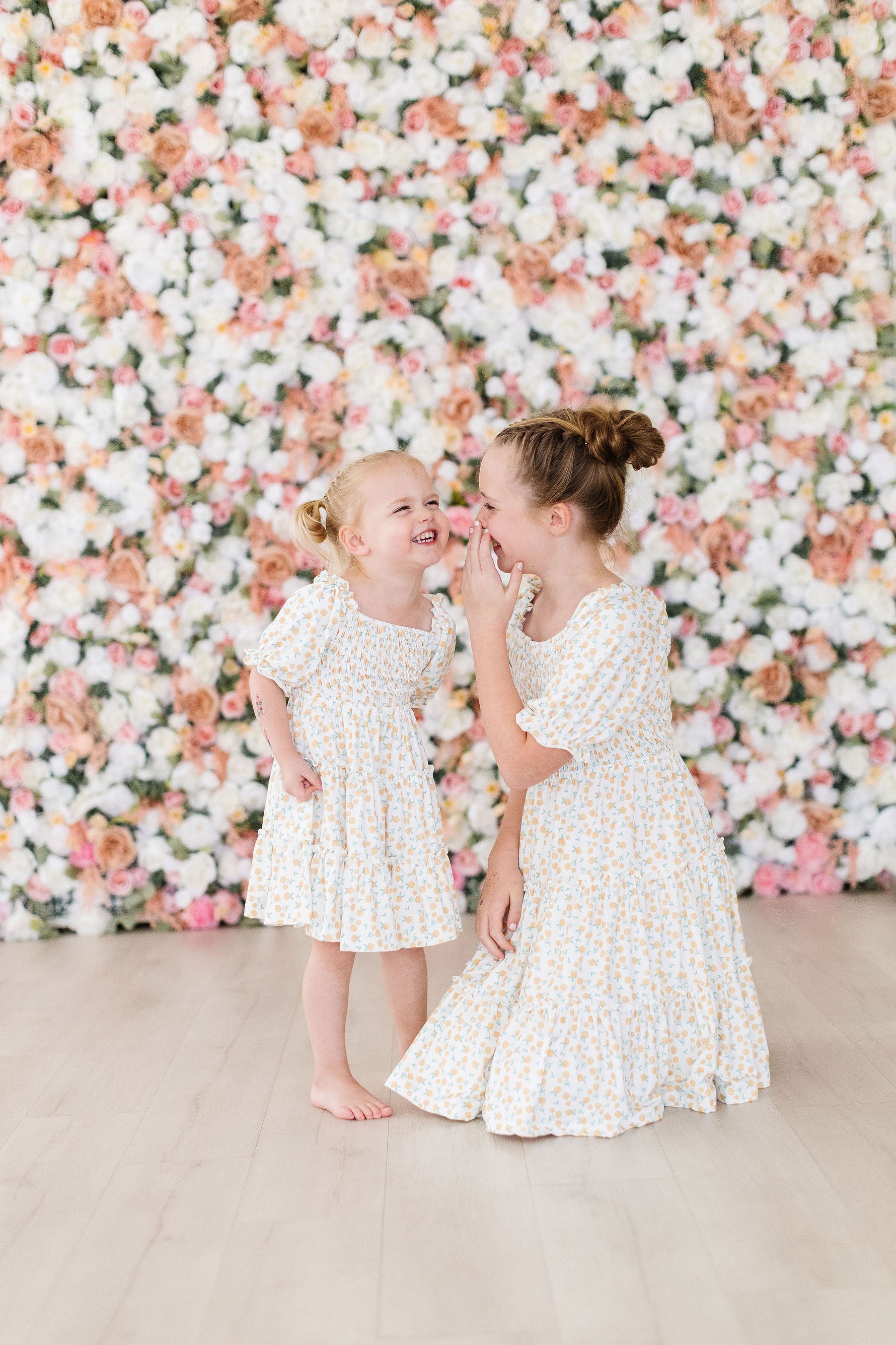 Marvelous Marigolds Smocked Ruffle Dress - Image 2