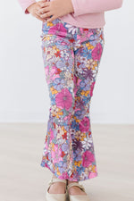 Mauve What's Up Buttercup Ribbed Velvet Bells - Image 2