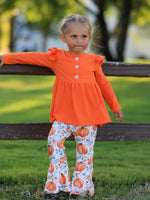 Rylee Faith Designs - Girls Fall Pumpkin Print Set - alternate view 5