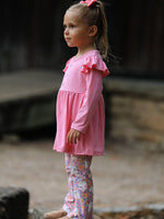 Rylee Faith Designs - Halloween Ghost Girls Bell Bottom Pant Set Ruffle - alternate view 5