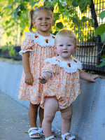 Rylee Faith Designs - Thanksgiving Turkey Floral Lace Ruffle Girls Dress - alternate view 7