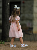 Rylee Faith Designs - Western Horse Embroidery Girls Dress Lace Petals Collar Puff Sleeve - alternate view 5