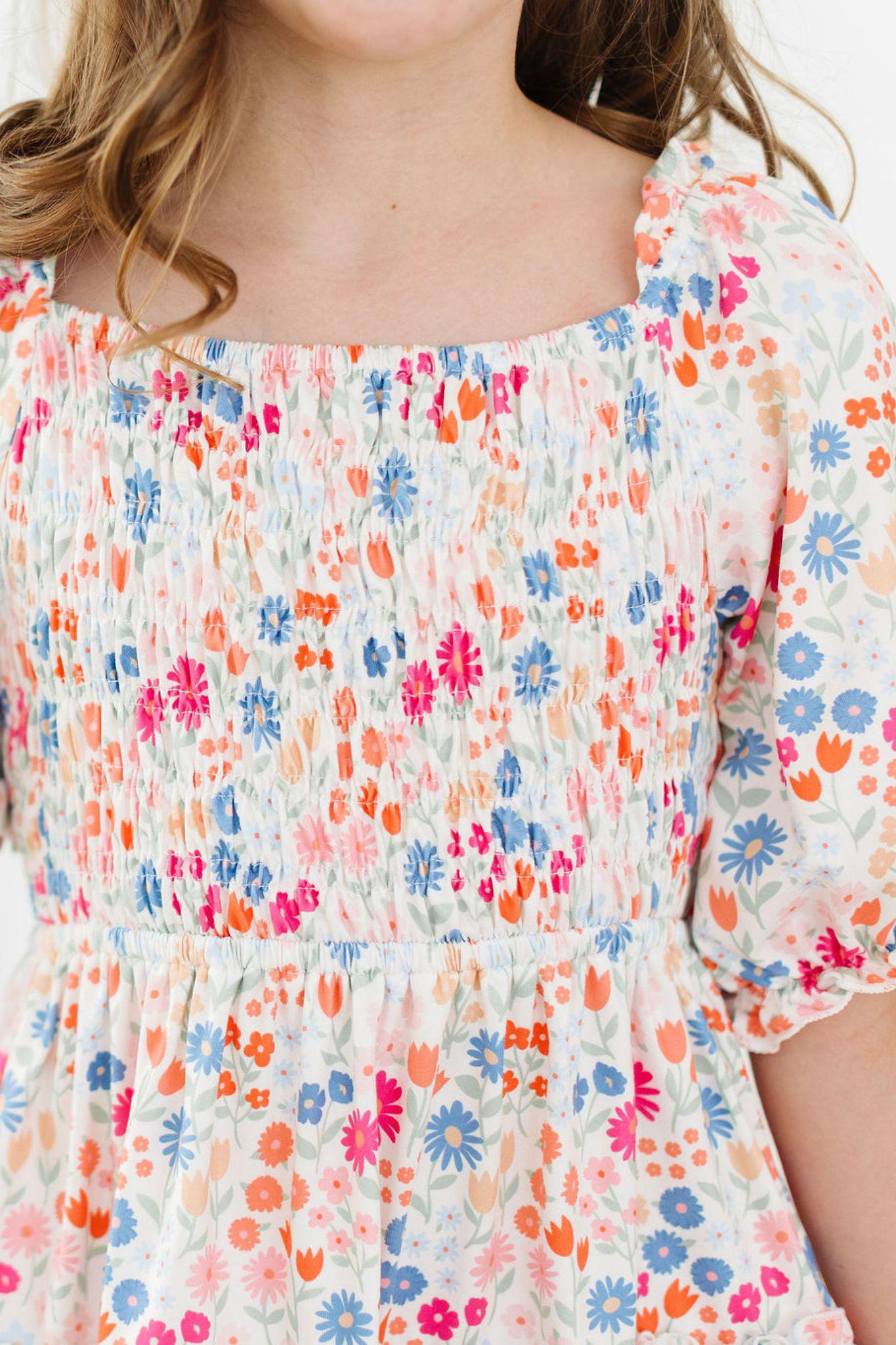 Meadow Magic Smocked Ruffle Dress - Image 2