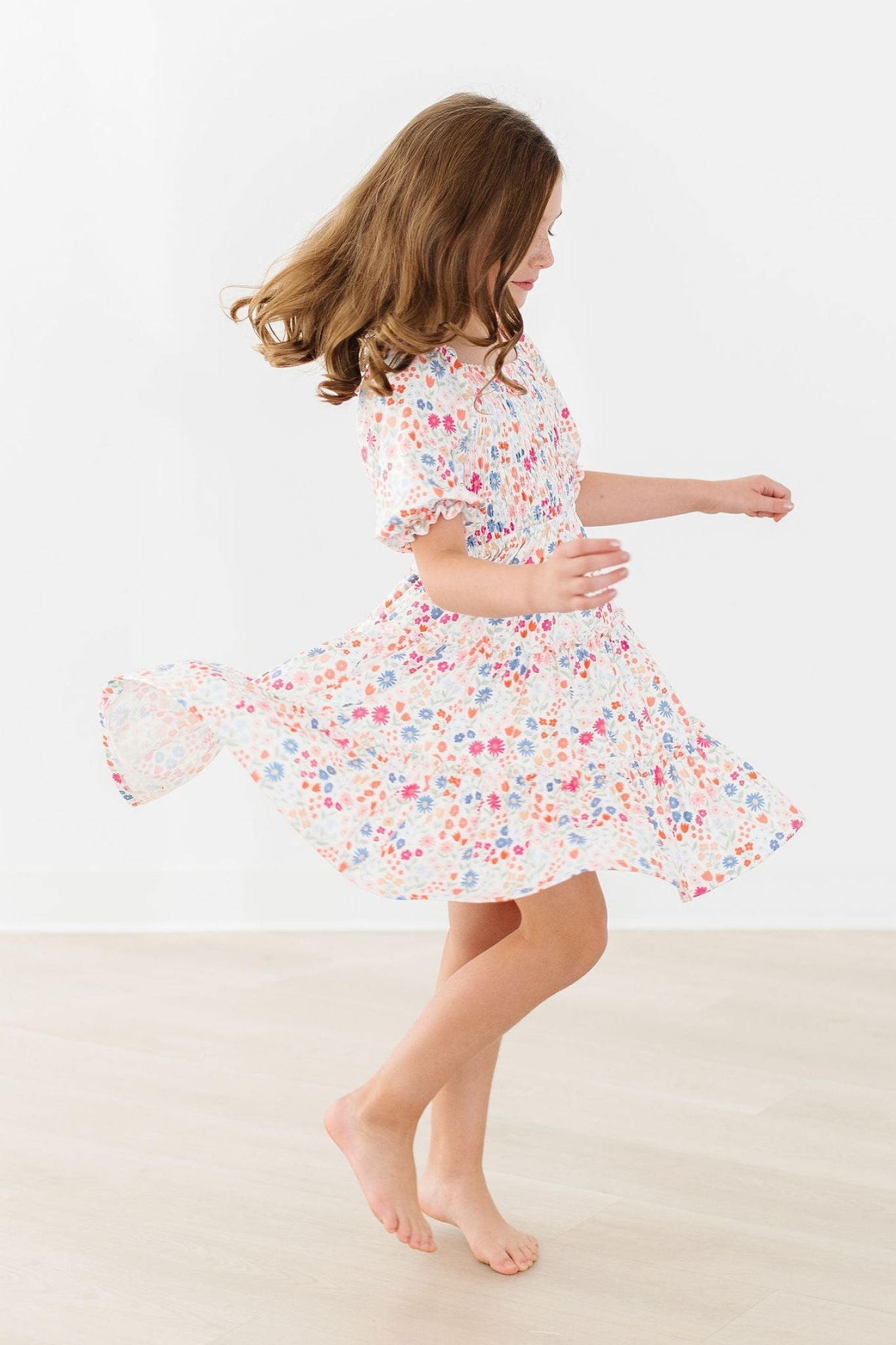 Meadow Magic Smocked Ruffle Dress - Image 3