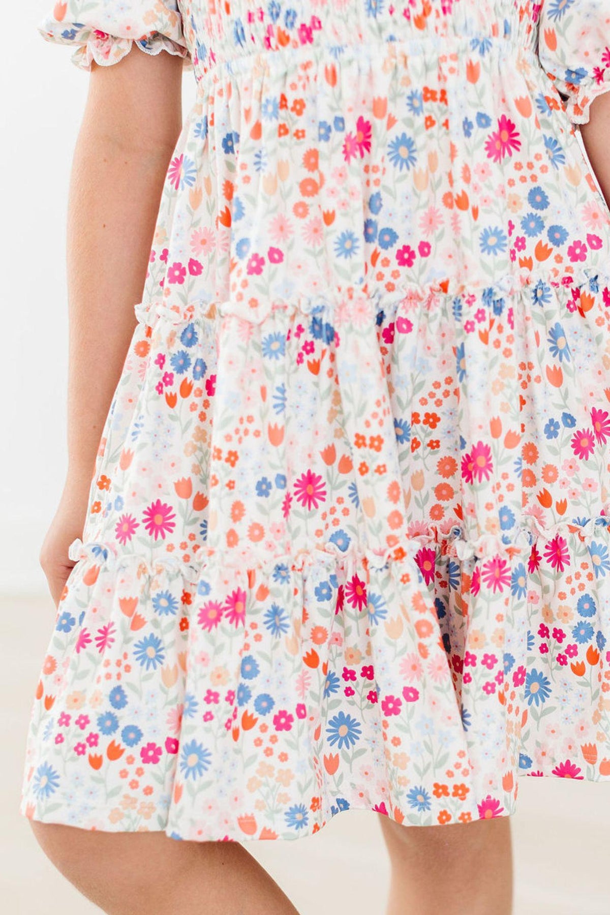 Meadow Magic Smocked Ruffle Dress - Image 4