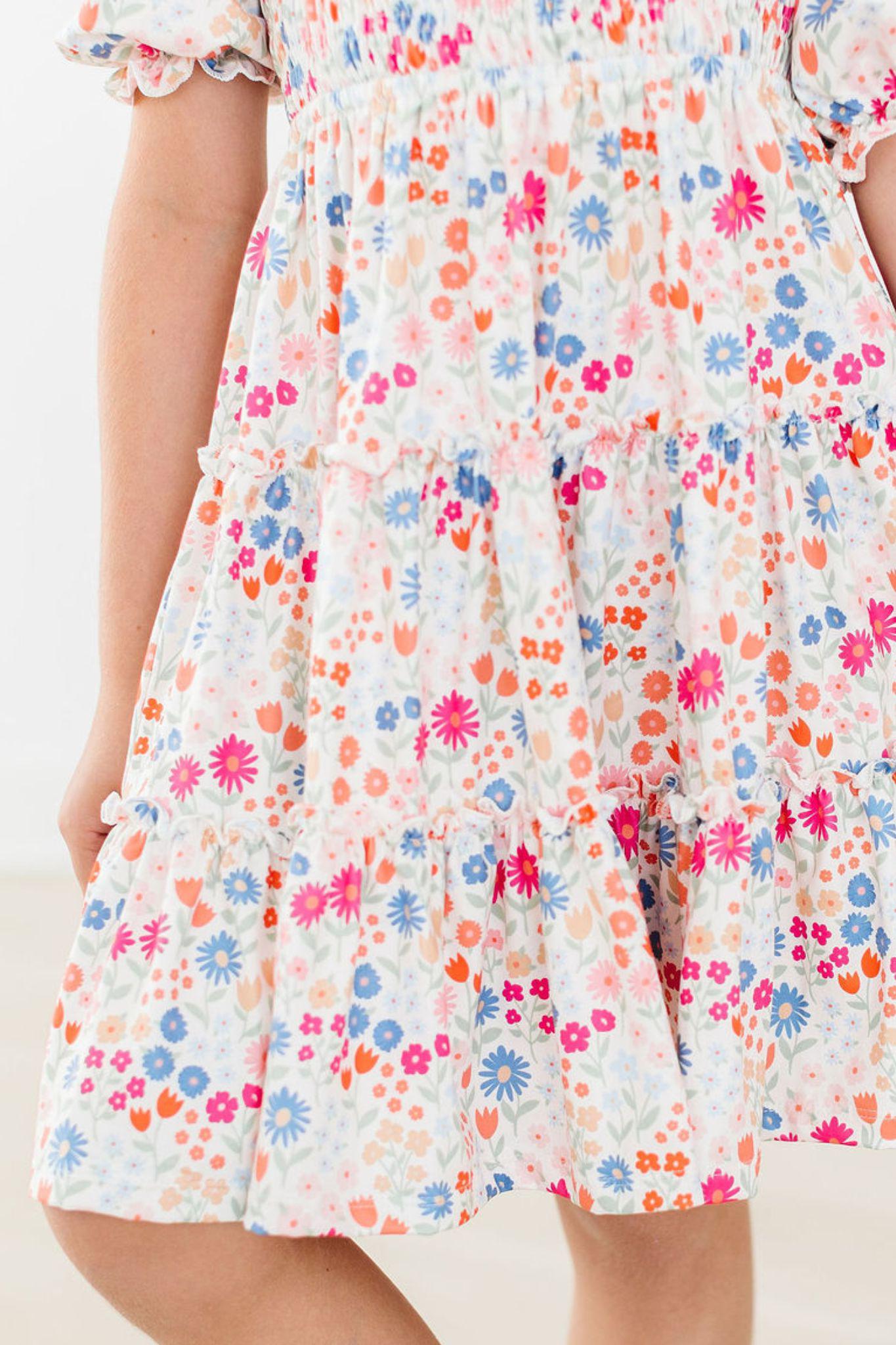 Meadow Magic Smocked Ruffle Dress - Image 4