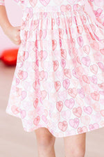 Melt My Heart 3/4 Sleeve Ruffle Twirl Dress - Image 5