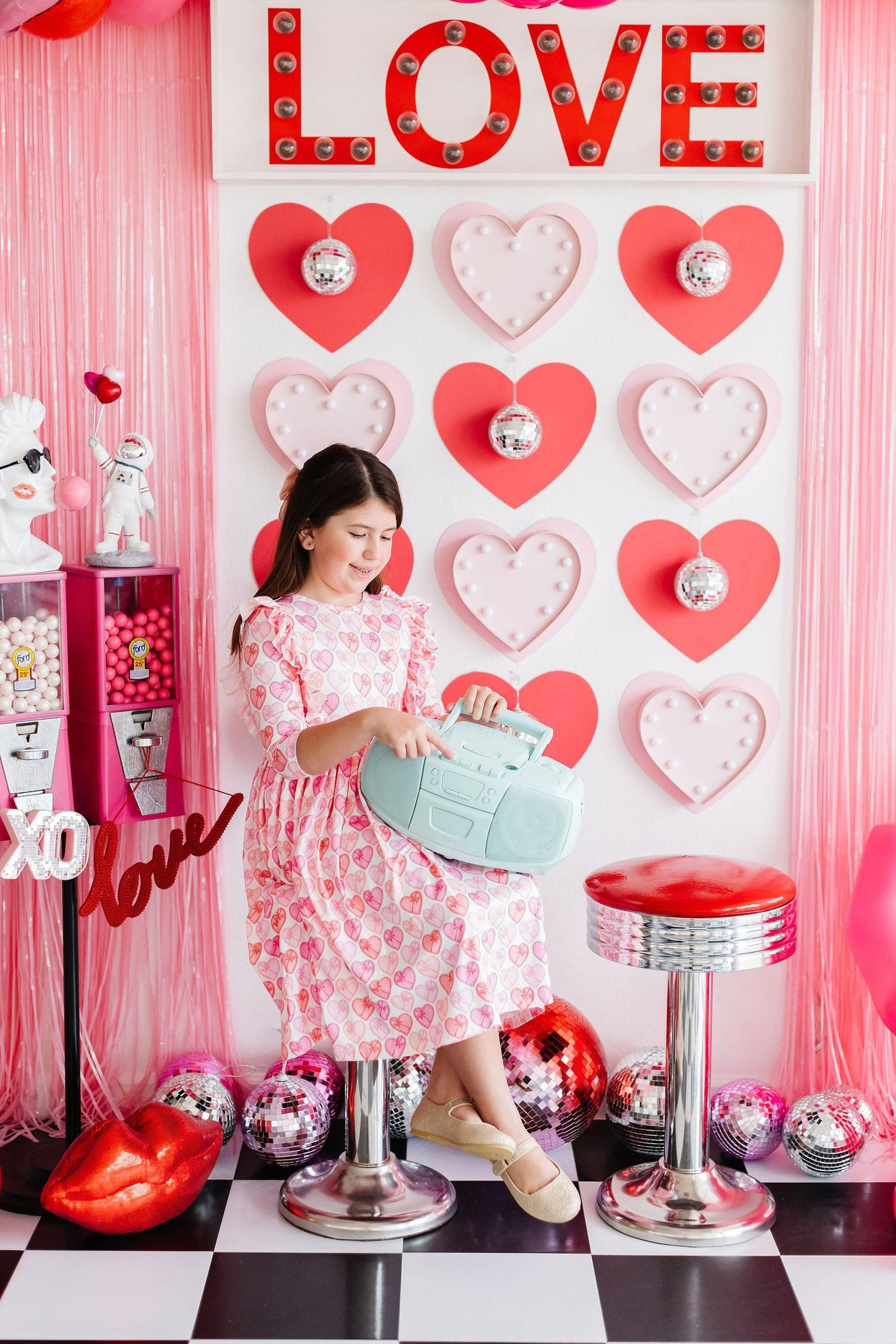 Melt My Heart 3/4 Sleeve Ruffle Twirl Dress - Image 9