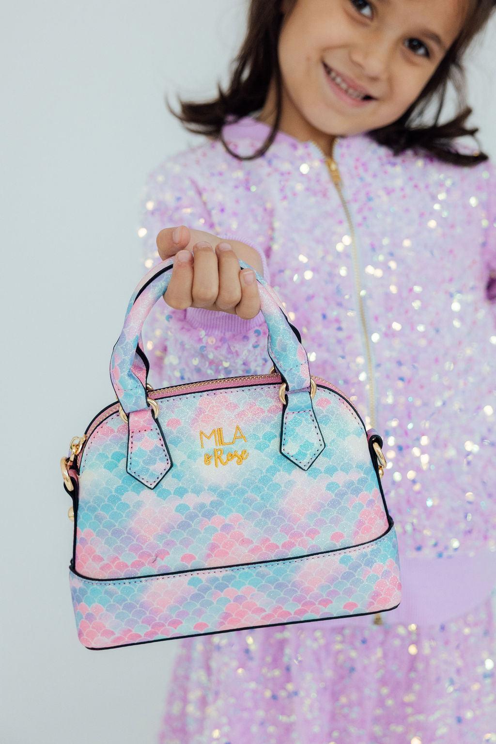 Mermaid Glitter Girl's Crossbody Purse - Image 2