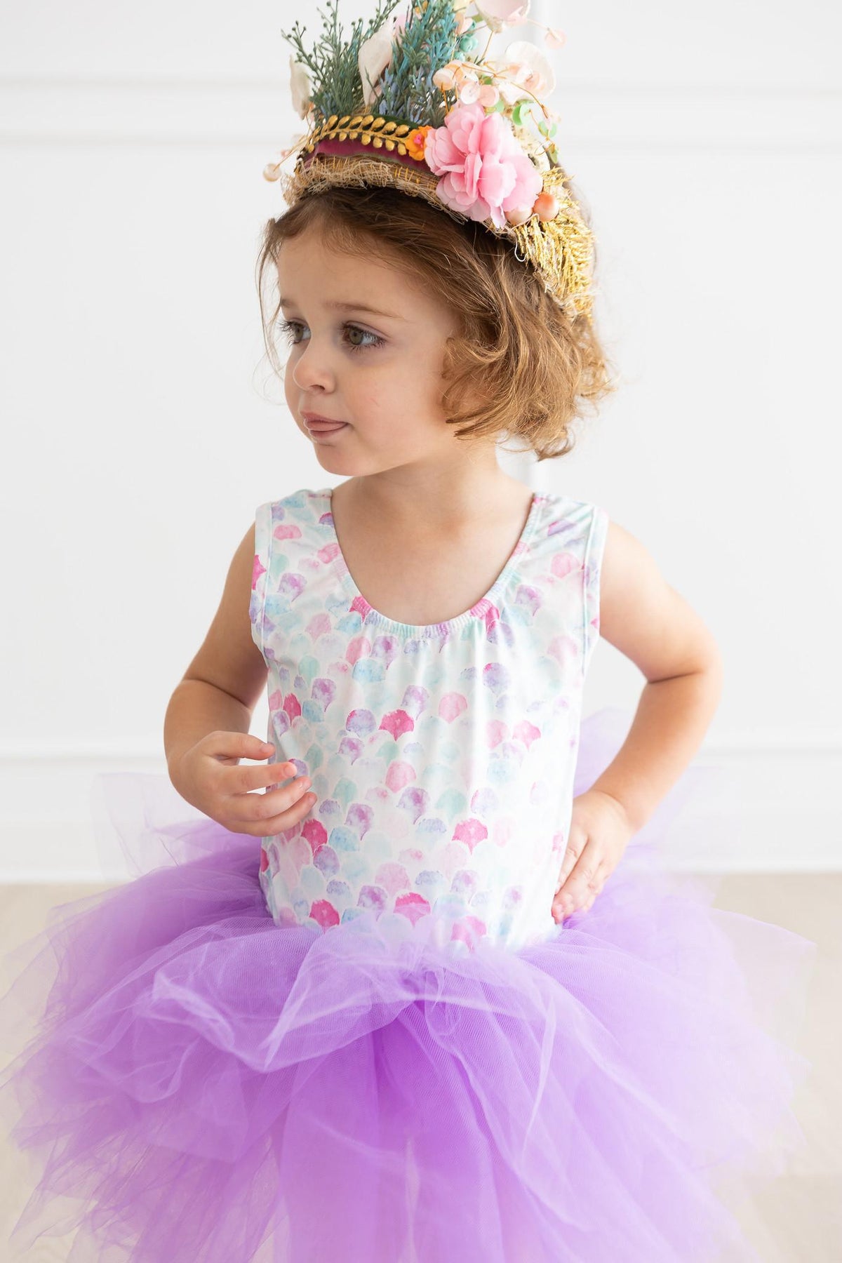 Mermaid Scales Tank Tutu Leotard - Image 2