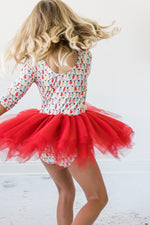 Merry & Bright 3/4 Tutu Leotard - Image 3