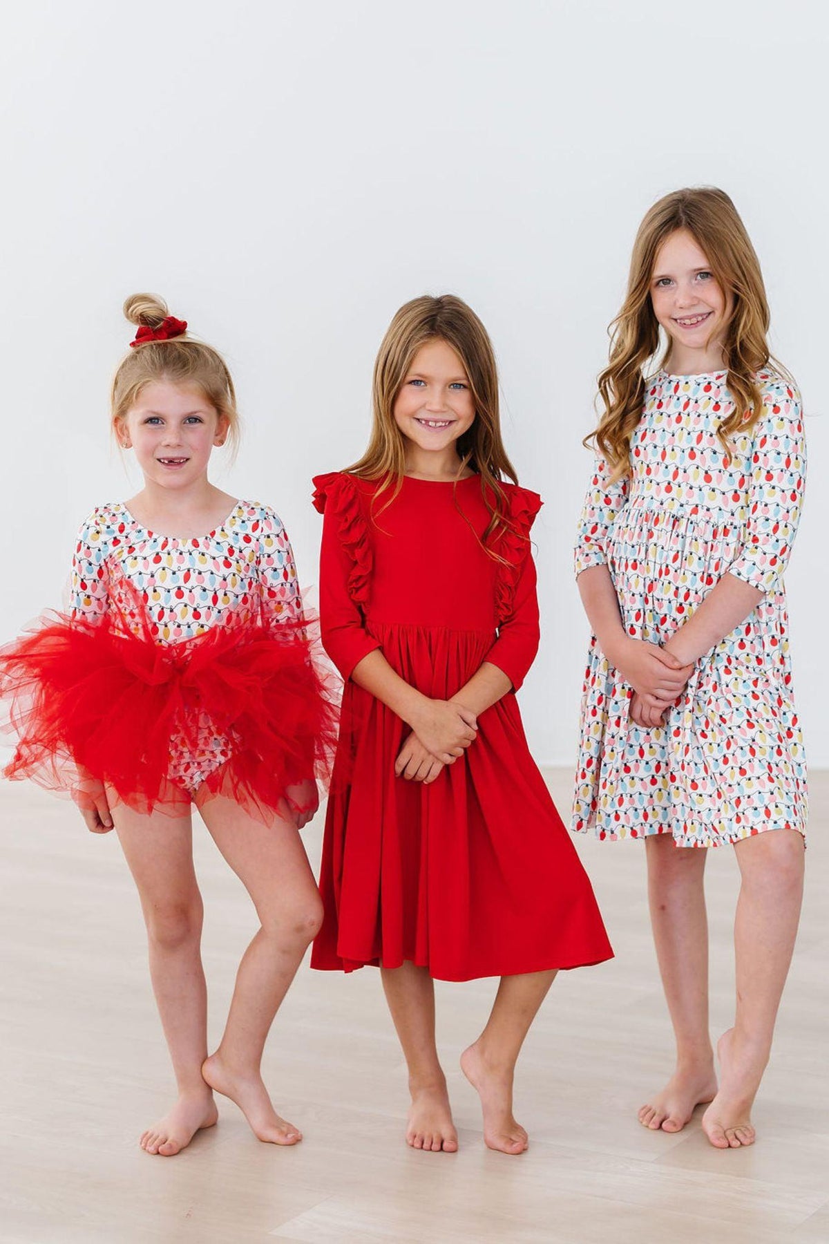 Merry & Bright 3/4 Tutu Leotard - Image 4
