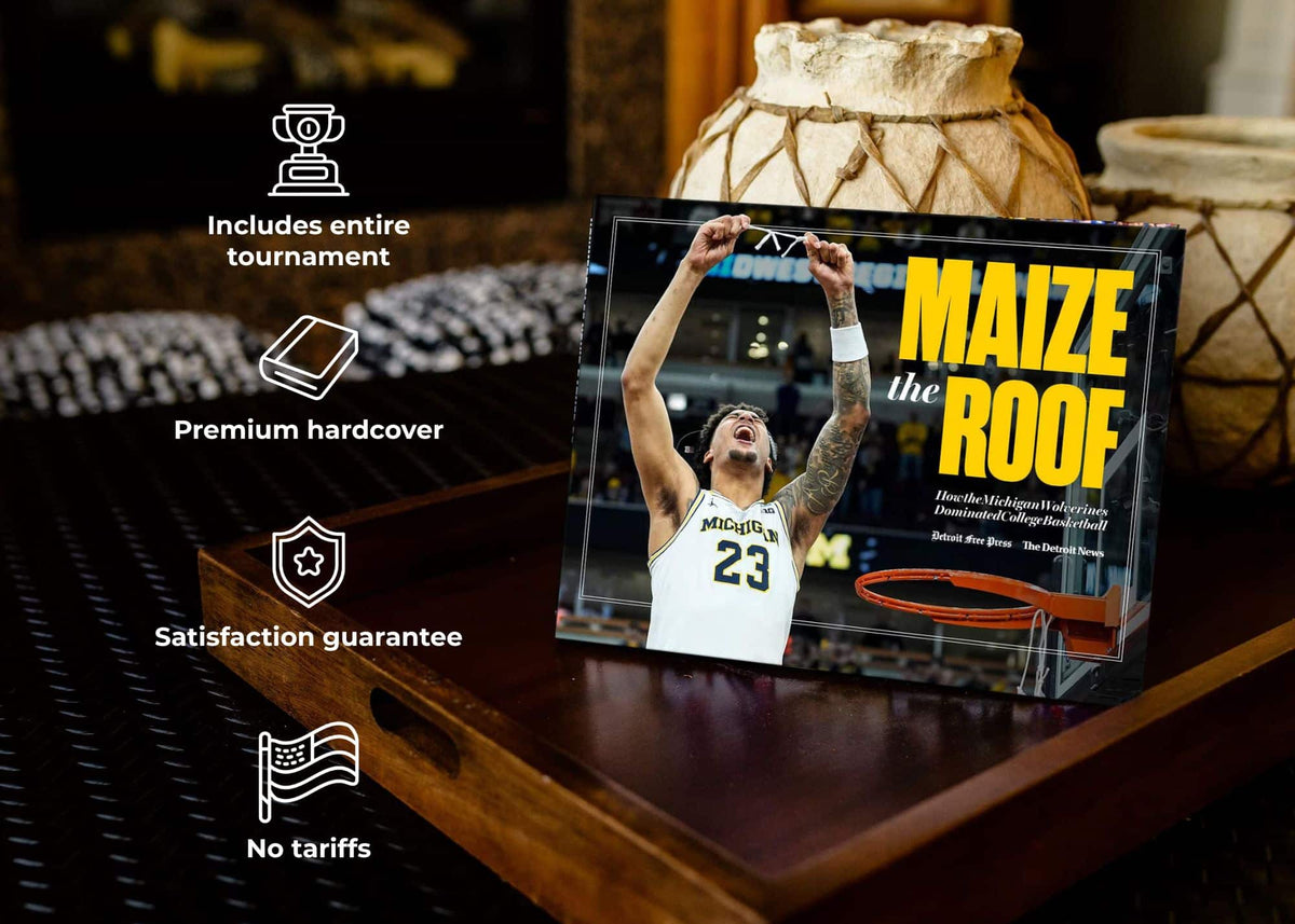 MAIZE THE ROOF: How the Michigan Wolverines Dominated College Basketball (Pediment)