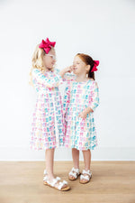 Middle Sister 3/4 Sleeve Pocket Twirl Dress - Image 4