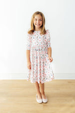 Mila in Paris 3/4 Sleeve Ruffle Twirl Dress - Image 4