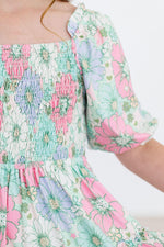 Minty Meadow Smocked Ruffle Dress - Image 2
