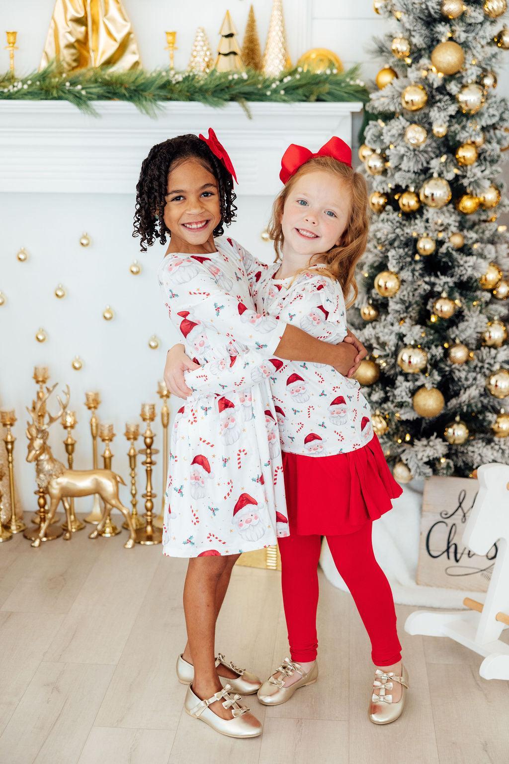 Mistletoe Magic 3/4 Sleeve Pocket Twirl Dress - Image 2