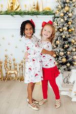 Mistletoe Magic 3/4 Sleeve Pocket Twirl Dress - Image 2