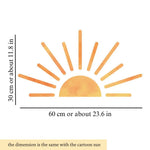 Vibrant Sun Wall Sticker