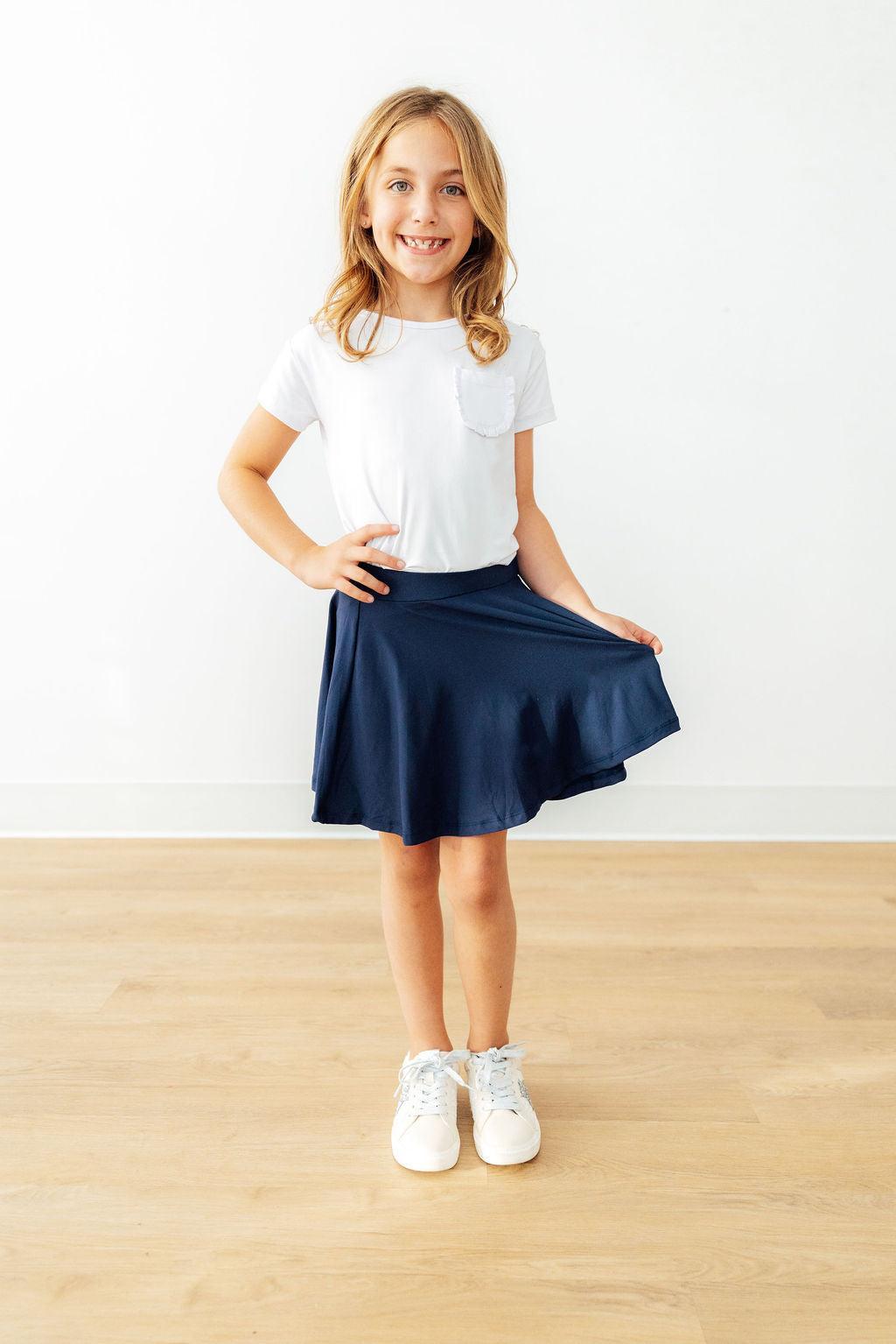 Navy Twirl Skort - Image 3