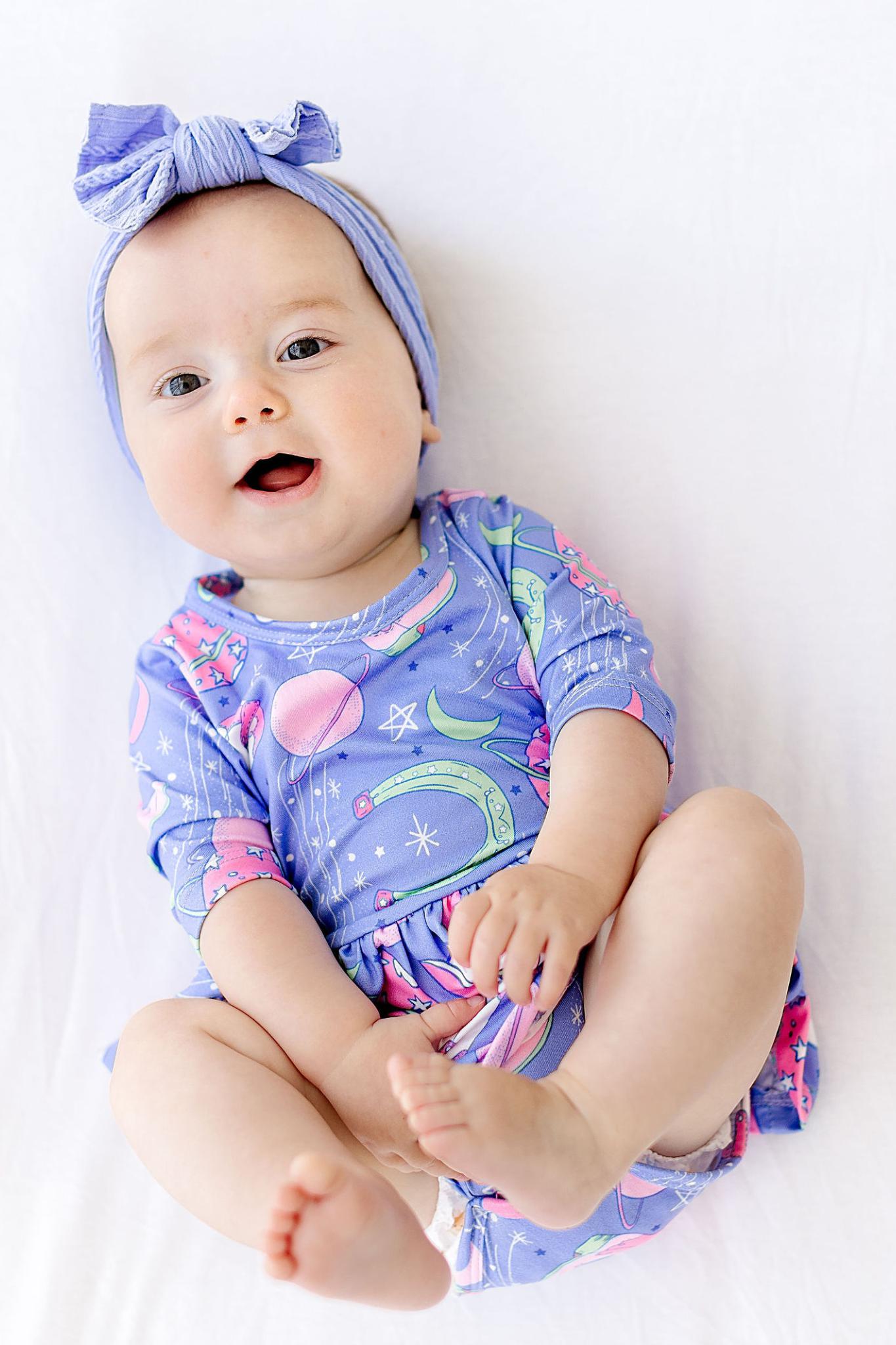 Neon Moon 3/4 Sleeve Twirl Bodysuit - Image 2