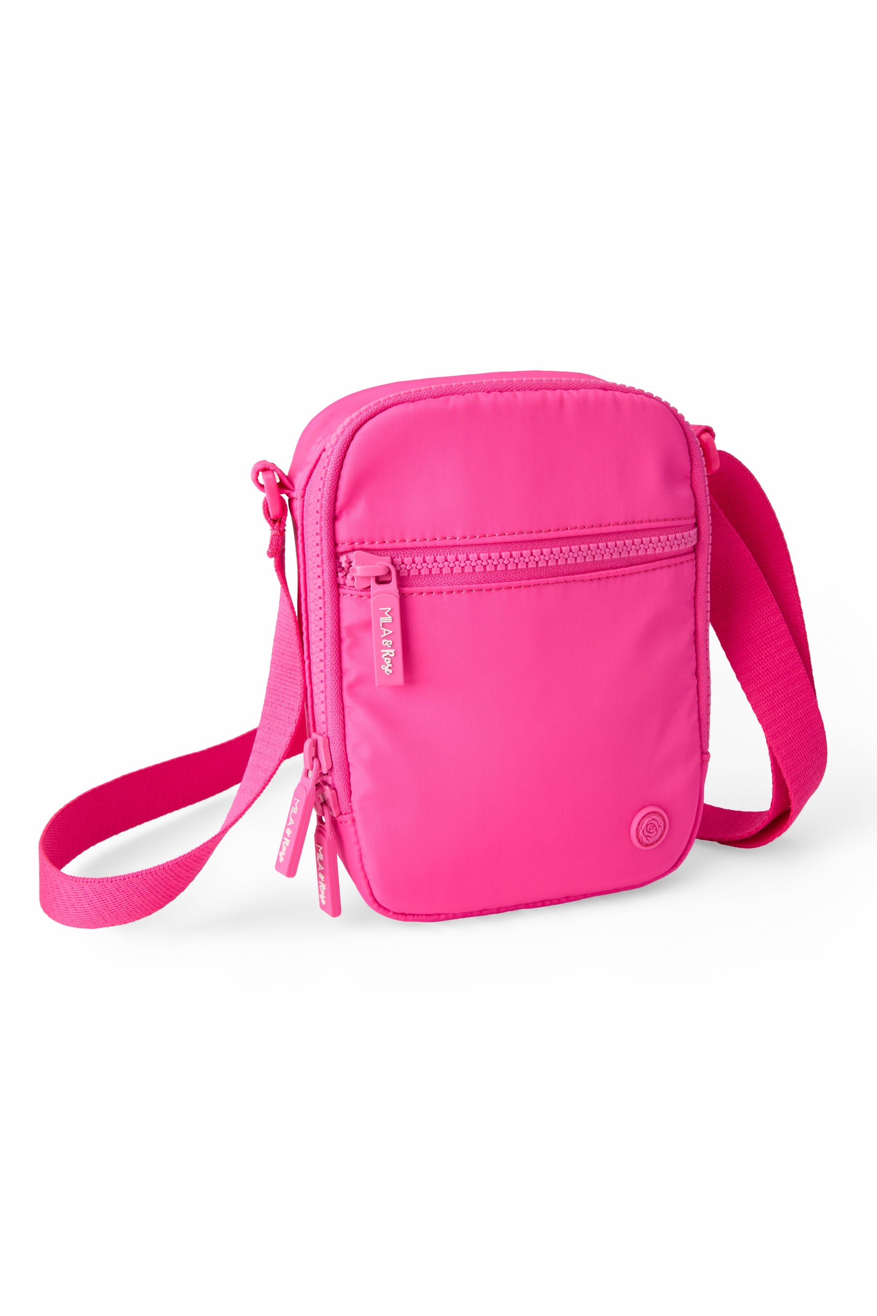 Neon Pink Crossbody Bag - Image 4