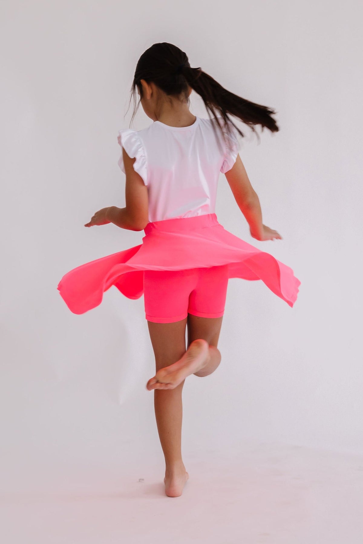 Neon Pink Twirl Skort - Image 2