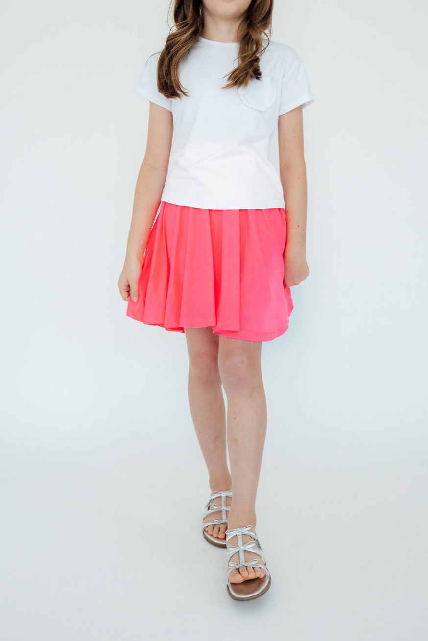 Neon Pink Twirl Skort - Image 3