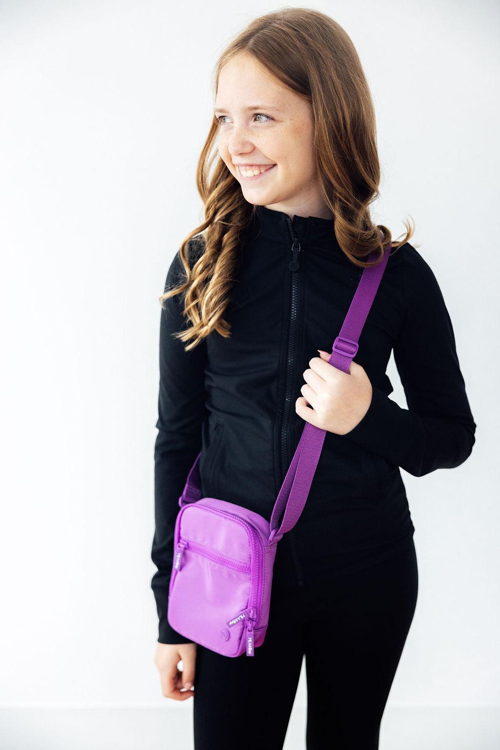 Neon Purple Crossbody Bag - Image 2