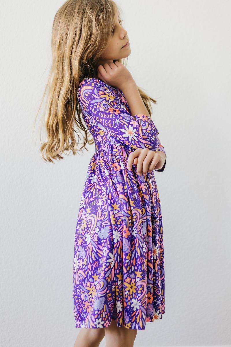 No Bad Days 3/4 Sleeve Pocket Twirl Dress - Image 8