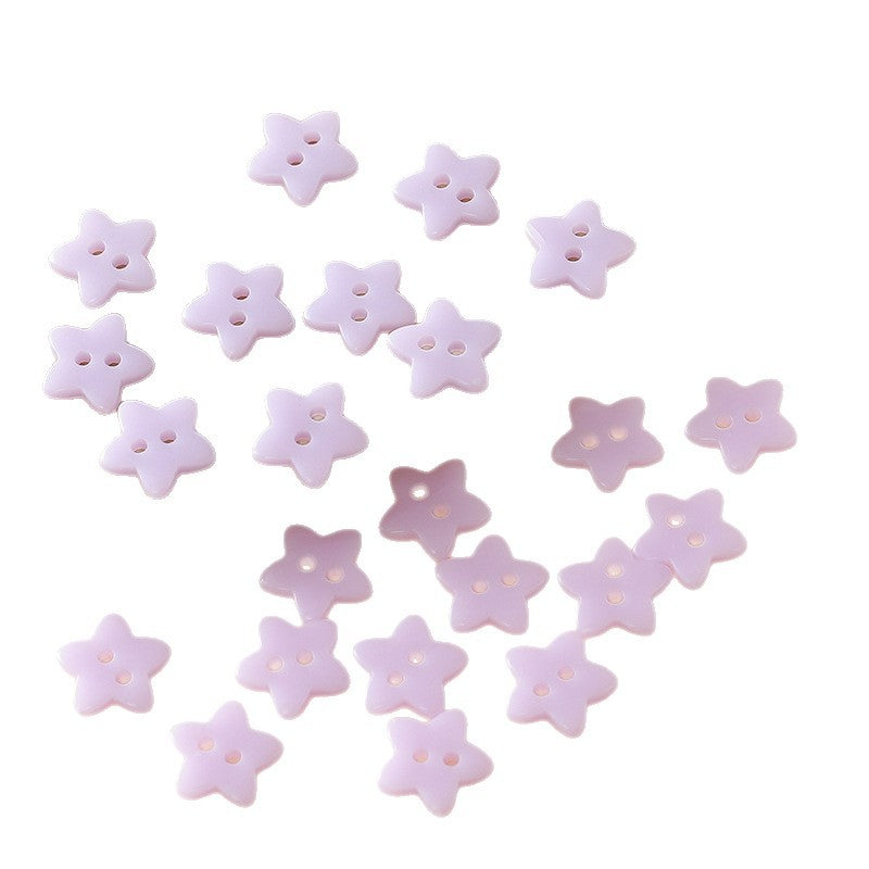 Cute Colorful Five-pointed Star Buttons - Cindi Book
