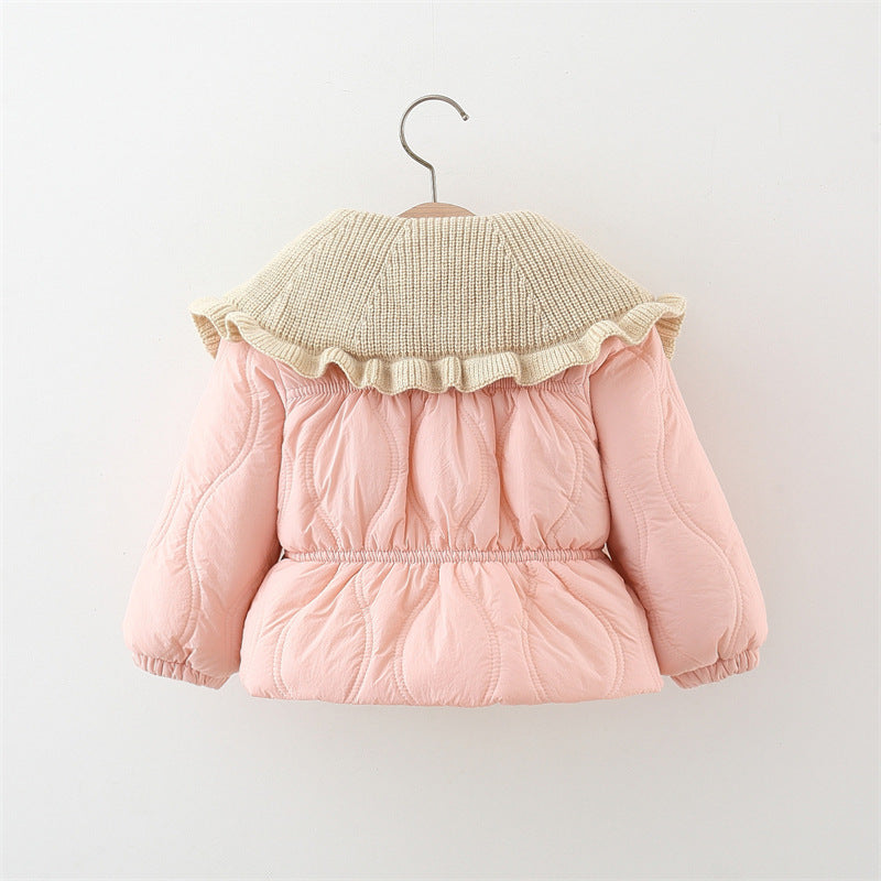 Winter Thick Cotton-padded Coat Girl Thermal Children's Clothing Top - Cindi Book