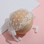 Children's Lace Decor Hat Summer Thin Princess Care Door Bow Baby Girl Hair Band - Cindi Book