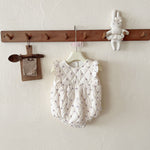 Winter Clothing Infant Girl Dotted Prints Vest Quilted Jumpsuit Romper - Cindi Book