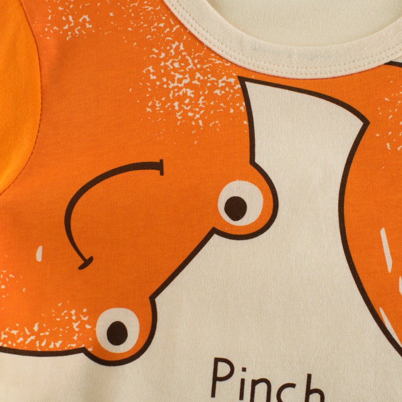 Spring and Summer Short Sleeves Outfit for Babies