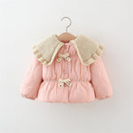 Winter Thick Cotton-padded Coat Girl Thermal Children's Clothing Top - Cindi Book