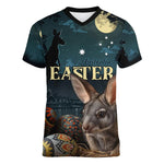 Australian Kangaroo Pattern Children's T-shirt Printed Animal Pattern Sports V-neck Short-sleeved Football Shirt Summer - Cindi Book