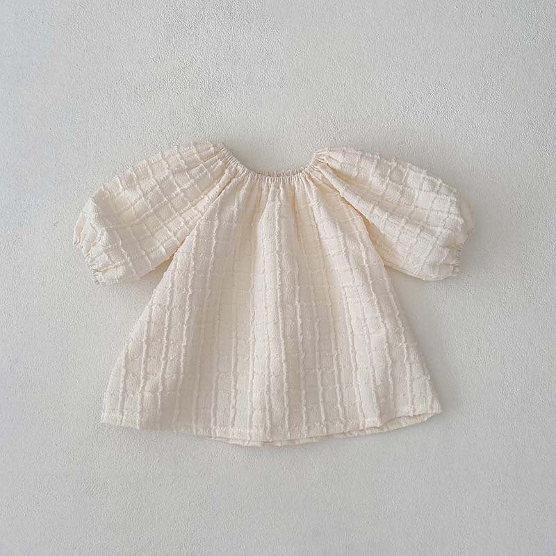 Spring And Autumn New Plaid Solid Color Baby Jumpsuit - Cindi Book