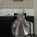 Girl's Plaid Bow Princess Dress - Cindi Book