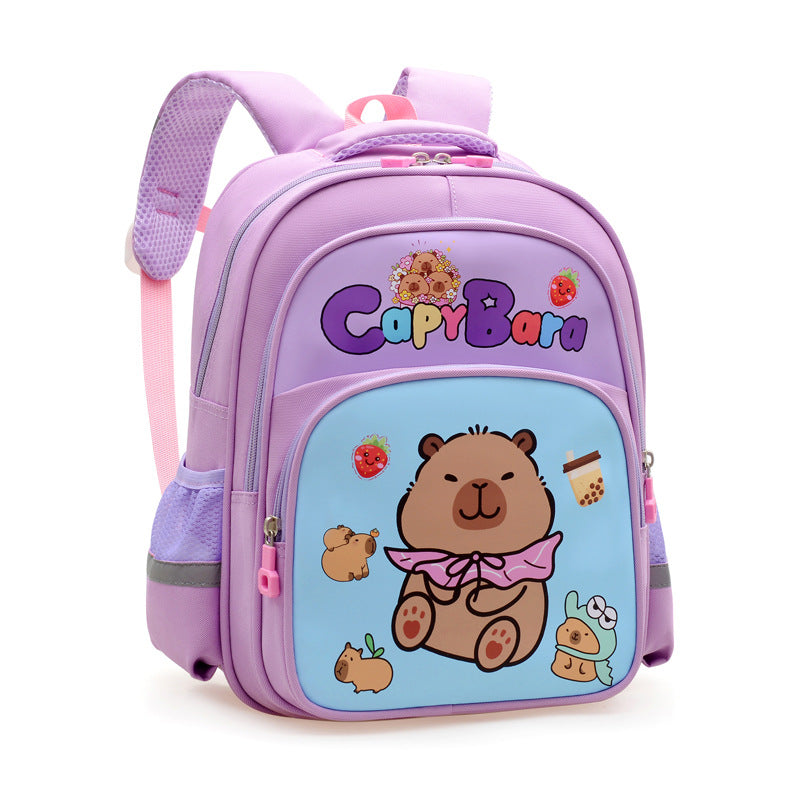 New Children's School Bag Cartoon Capabala School Bag - Cindi Book