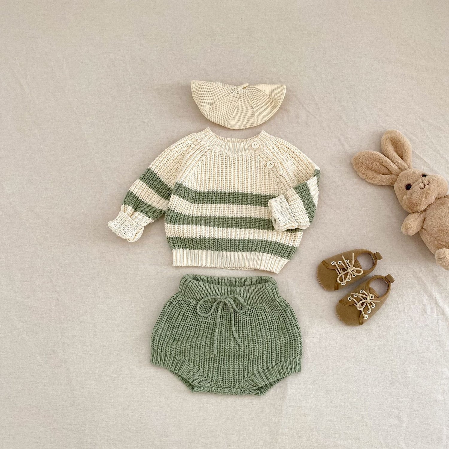 Baby Boys and Girls Autumn New Tops Pants Set