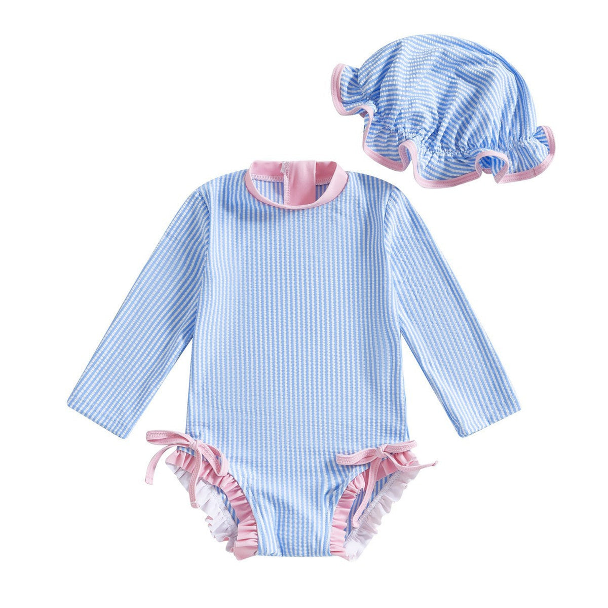 Girls' Striped Fashion Personalized Jumpsuit - Cindi Book