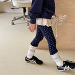 Baby's Foot Mouth Tight Edge Base Brushed Elastic Pants - Cindi Book