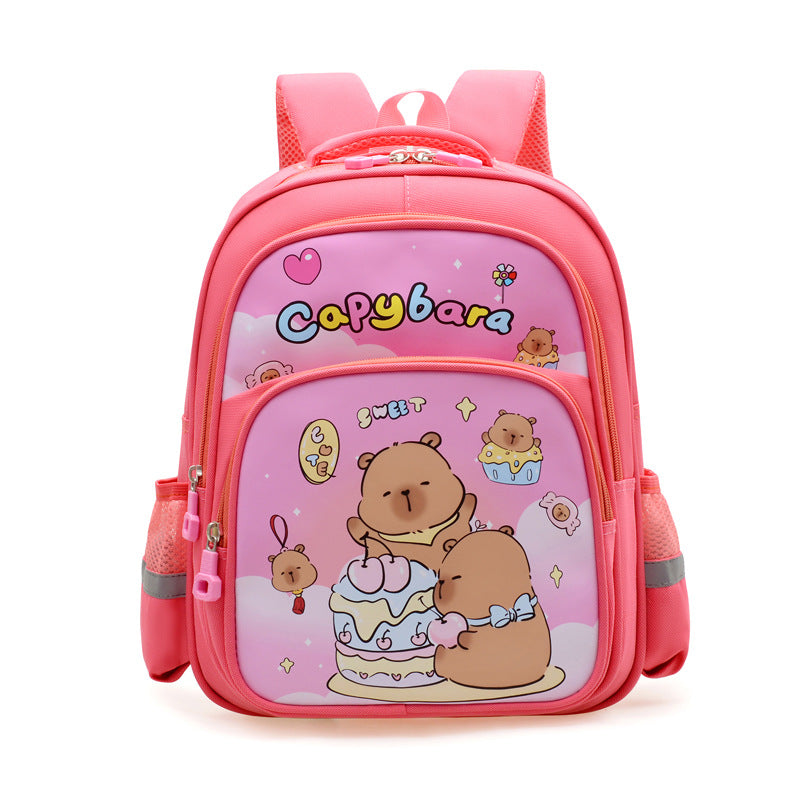 New Children's School Bag Cartoon Capabala School Bag - Cindi Book