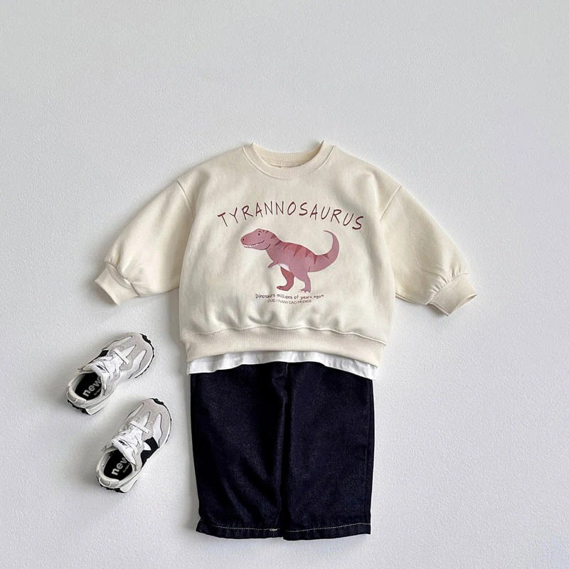 Children's Ins Korean Cartoon Dinosaur Sweatshirt - Cindi Book