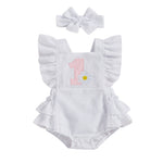 Girls' Fashion Little Daisy Printed Romper - Cindi Book